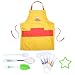 Curious Chef TCC50212 11 Piece Child Chef Starter Kit, Orange/Yellow