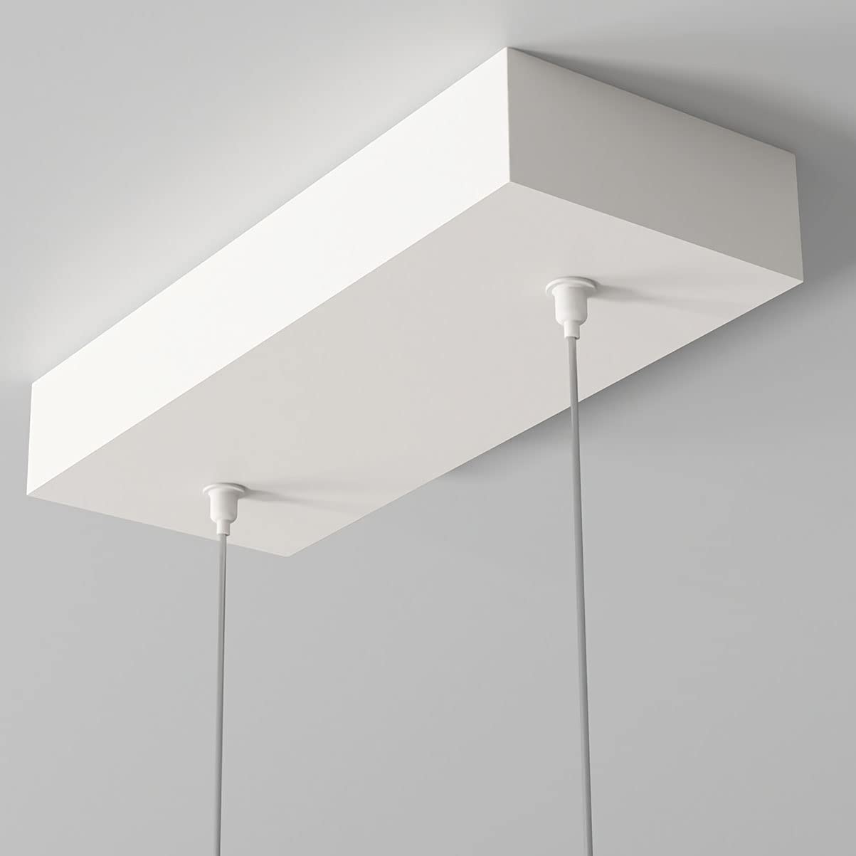 Esstischlampe Modern LED Hängend Leuchte, Welle Design LED Pendelleuchte Dimmbare mit Fernbedienung Esstisch Esszimmer Hängeleuchte Höhenverstellbar Hängelampe für Küche Büro Kronleuchter (Weiß)