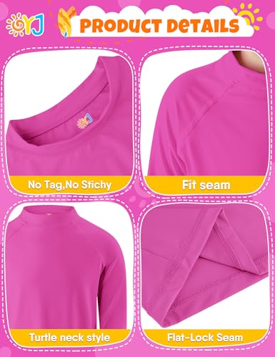 Image of Boys Rash Guard Swim Shirt Long Sleeve Rashguard UPF+ 50 SPF Sun Water Surfing Shirts for Toddler Kids Youth Teen 2T-16Y