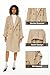 Orolay Women's Long Double Breasted Trench Coat Lapel Jacket with Belt Blue S