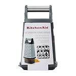 KitchenAid Gourmet Box Grater, Charcoal Gray, 10 Inch - Image 4