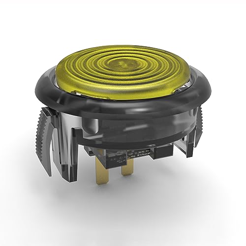 Image of 15pcs Arcade Button Caps for Mechanical Push Buttons Punk Workshop button Caps - Yellow