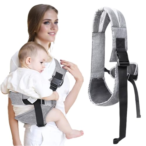 Easy to Wear Baby Sling Carrier – Compact Toddler Carrier with Adjustable Strap, Soft Padding, Non-Slip Hip Seat for Infants and Toddlers (7-44 LBS, 6-48 Months)