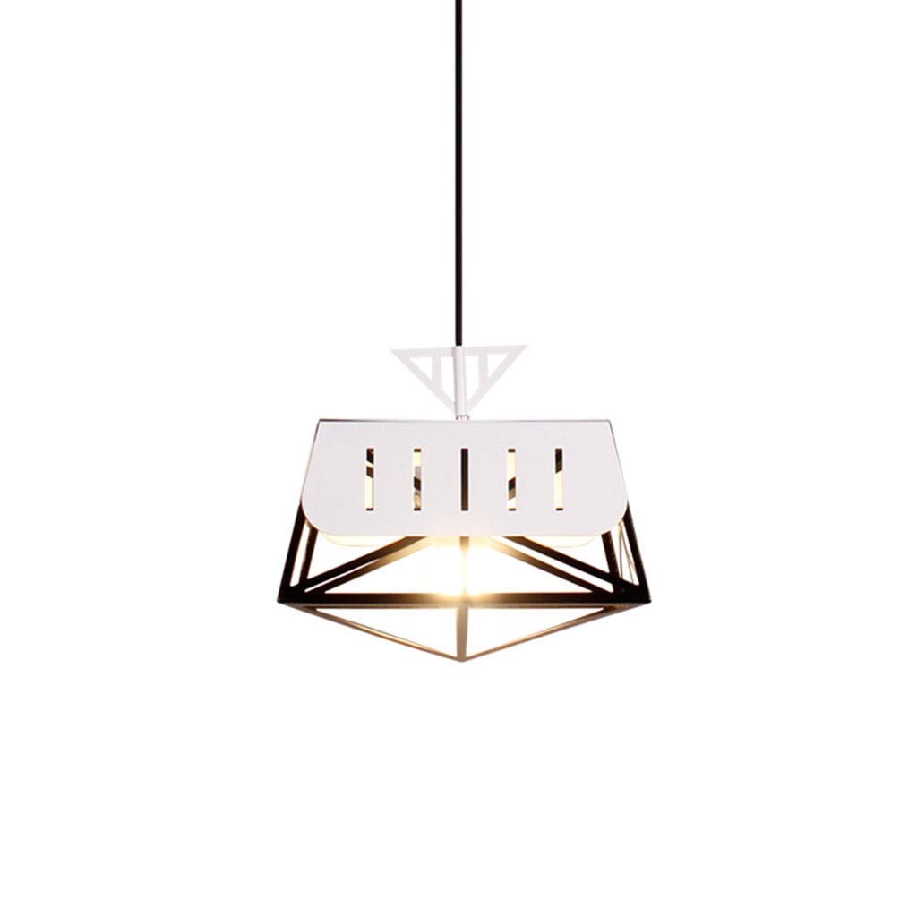 Chandelier plafonnier moderne en fer style géométrique à 3 lumières culot E27 - 7