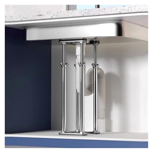 Soporte ajustable para lavabo bajo encimera y patas resistentes de baño estancas 3