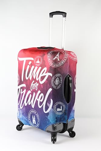 GLN Luggage Cover - Suitcase Covers for Luggage, Washable Luggage Cover - Made Luggage Covers for Suitcase TSA Approved Luggage Cover Protector & Suitcase Covers for Luggage Europe M 22"-24"2