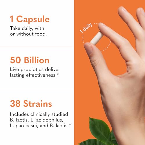 Image of Garden of Life Raw Probiotics Ultimate Care - 100 Billion CFU - Dietary Supplement for Gut Health Support - for Women & Men - 30 Vegetarian Capsules