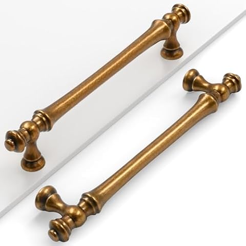 Coinkoly Antique Brass Cabinet Pulls Set Cover