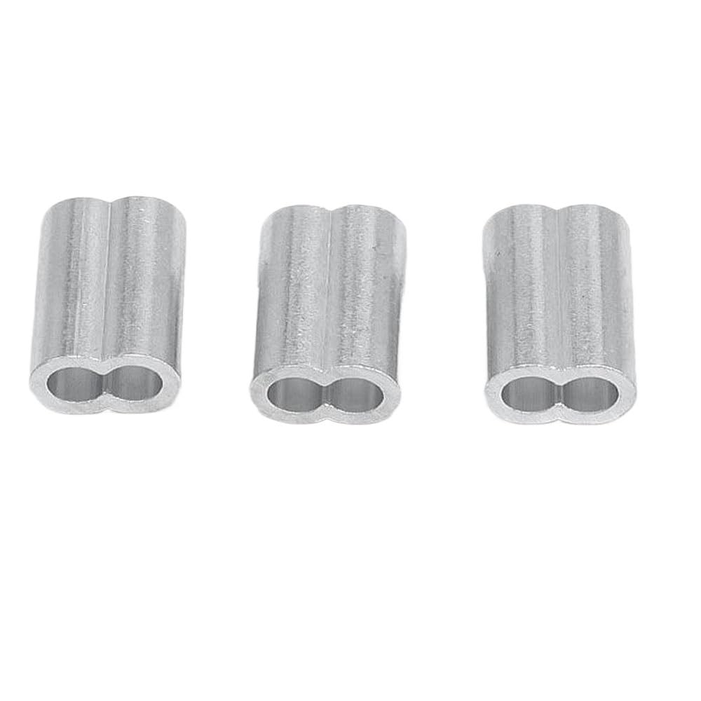 Yinxi Manicotto in Alluminio Manicotto a crimpare Manicotto per Filo Puntali per Cavo Blocco per Cavo in Alluminio Tappo per Cavo a crimpare Hardware per Corda (Size : 1.2mmX1000pcs)