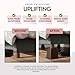 Utopia Bedding Bed Riser, 3 & 5 Inches Adjustable Furniture Risers for 8 Inch Combined Furniture Lift, Under Bed Storage & Dorm Room Essential, Supports Up to 1,300 lbs (4 Set, Brown)