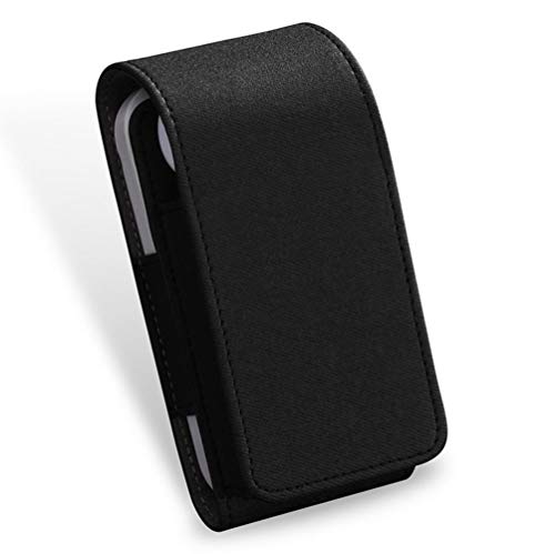 Preisvergleich Produktbild JanTeelGO Fall Tasche Leder für iqos, PU professionelle elektronische Zigarettenetui wasserdicht Staub Regen schützen für iqos, tragbar PU-Leder Box Halter Speicher (Dunkelgrau)