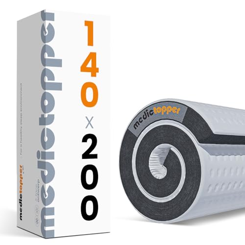 Medic Topper 140 X 200 Cm Cubrecolchón De Lujo Con Gel Refrescante Y Espuma Viscoelástica Para Máxima Comodidad Y Alivio Del Dolor De Espalda Ideal Para Cualquier Dormitorio Medic Topper 140 X 200 Cm Cubrecolchón De Lujo Con Gel Refrescante Y Espuma Viscoelástica Para Máxima Comodidad Y Alivio Del Dolor De Espalda Ideal Para Cualquier Dormitorio