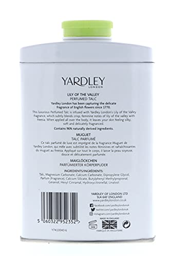 Women Yardley London Lily Of The Valley & Lavender Perfumed Talc 1 Pcs Sku# 1792622Ma #TOP1