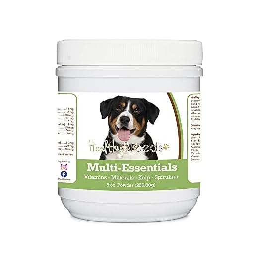 Healthy Breeds Entlebucher Mountain Dog Multi-Essentials Powder for Dogs - an Ideal Supplement of Vitamins, Minerals & Antioxidants for Your Dog - 8 oz