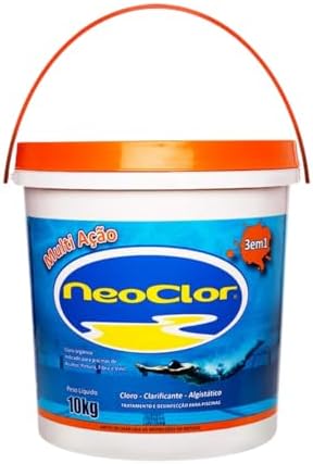 Cloro Granulado Orgânico Multiação 10kg Para Tratamento E Limpeza...