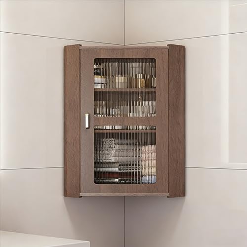 Wall Cabinet with Doors, Kitchen Wall Cabinets Storage, Wall Mounted