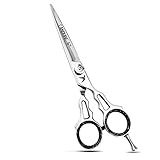 Apoyo para el dedo removible. Peluquería Profesional Tijeras De Salón Barbero Tijera de corte de pelo