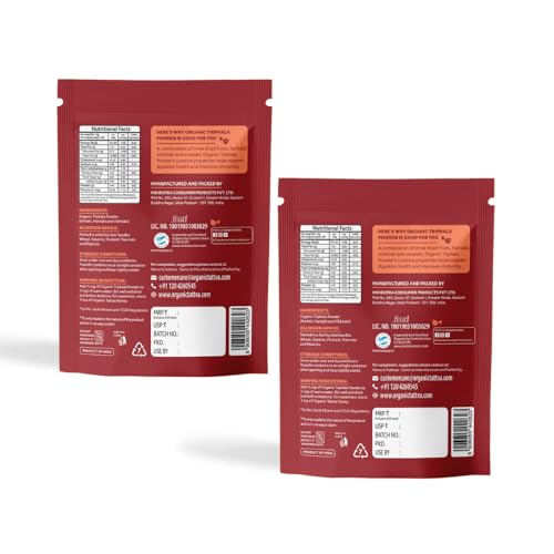 Image of Organic Tattva Triphala Powder 100g, For Gastro Intestinal Wellness, 2 Pack
