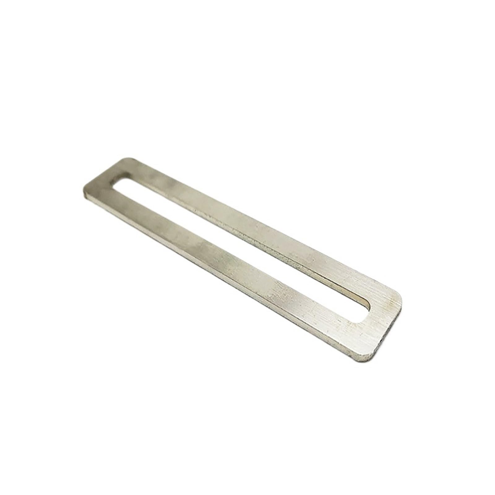 Staffe angolari in acciaio inossidabile trafilato da 3 mm | Connettori piatti nichelati spessore 3 mm for il montaggio di mobili(180x6.4x3mm 1pcs)