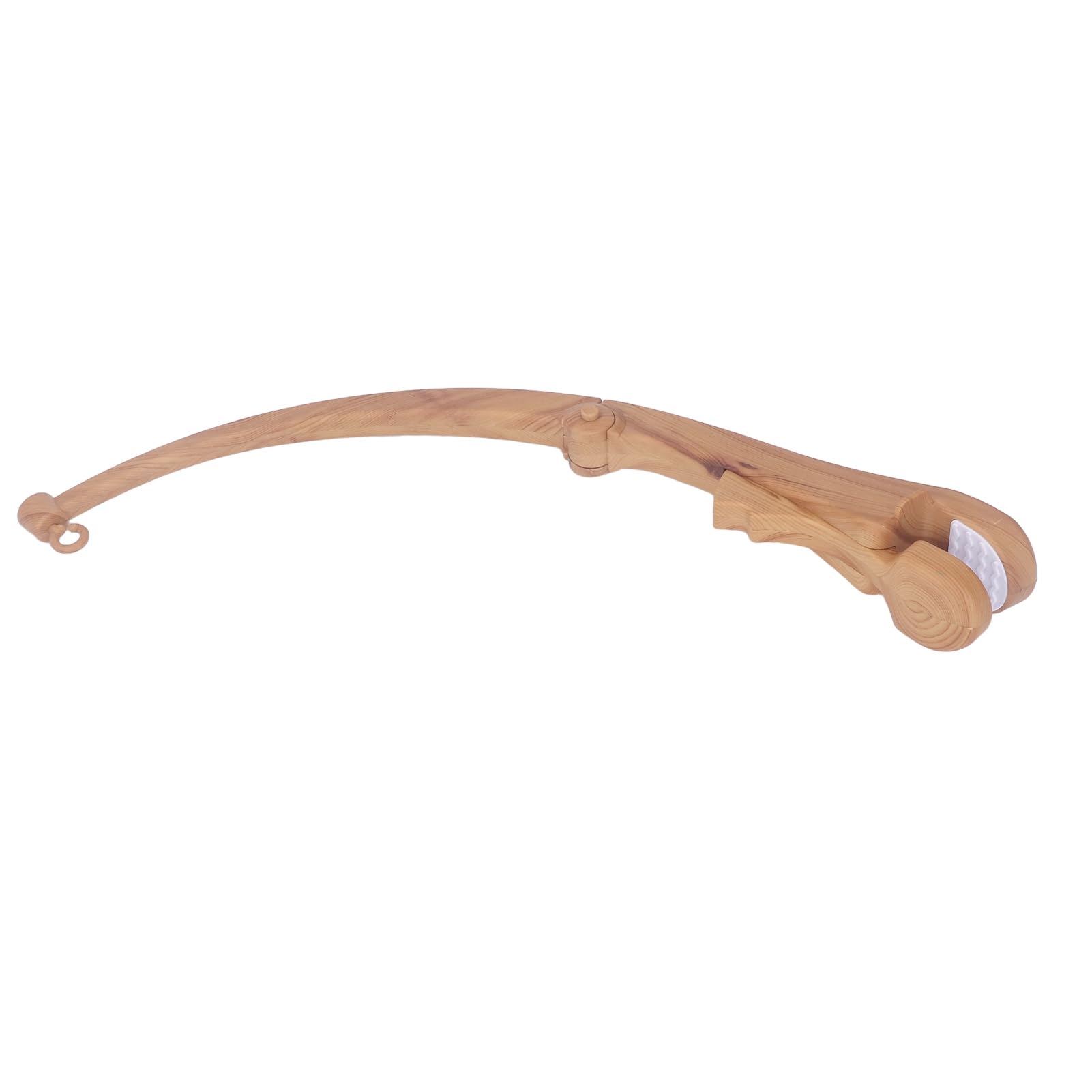 Support de mobile pour berceau bébé bras pliable imitation bois fixation pince universelle