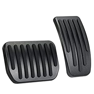 XPOOP 2 Pack Car Pedal Cover Non-Slip Accelerator Brake Foot Pedal Pads Set Accessories Fit for Tesla Model 3 Model Y 2017-2021(Black)