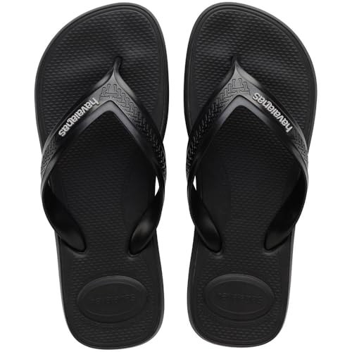 Havaianas for Men - Top Max Comfort Flip Flops, Black, 132