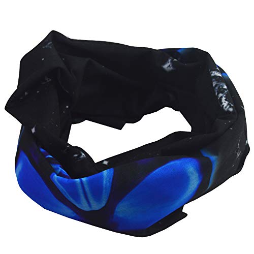 Image of Obacle Skull Face Mask Half for Dust Wind UV Sun Protection Seamless 3D Tube Mask Bandana for Men Women Durable Thin Breathable Skeleton Mask Motorcycle Riding Biker Fishing Cycling Sports Festival