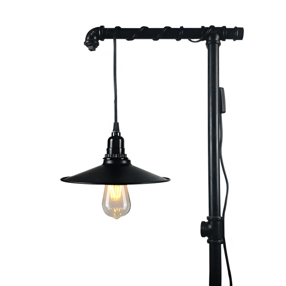 Lampa wisząca z wtyczką przemysłową, zestaw lamp wiszących w stylu vintage, czarna lampa wisząca z wtyczką do domu, wtykane metalowe abażury Wiszące oprawy oświetleniowe z 70-calowym