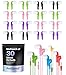 JustJamz Kidz Jelly Roll Colorful in-Ear 3.5mm Stereo Earbud Earphones - 30 Pack