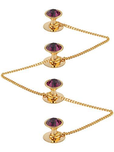 Aport Presents Green Brass Kurta Buttons with Diamond Crystal and Chain for Men and Women #Aport-576