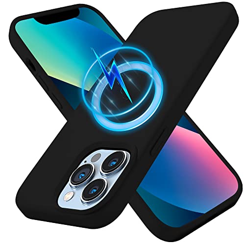 Kimguard Silicone Magnetic Case for iPhone 12 Pro Max Magsafe Case Silicone Phone Case with Microfiber Lining for iPhone 12 Pro Max 6.7 inch 2021,Black by Kimguard - Used condition - US$7.99