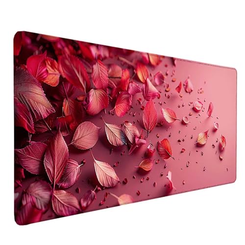 Tapis souris XXL rose grand format 150cm sous main bureau gamer PC