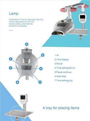 Science Lab Dental Light Therapy LED Teeth Whitening Light Lamp Tooth Whitening Accelerator Operation M-69 Bleaching Light Machine (Blue)