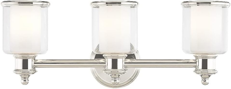 Livex Lighting 40213-04 3 Light Black Bath Vanity