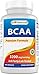 Best Naturals BCAA Branch Chain Amino Acid, 3200mg per serving, 200 Capsules - Pharmaceutical Grade - 100% Pure Instantized Formula | Pre/Post Workout Bodybuilding Supplement | Boost Muscle Growth