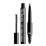 NYX PROFESSIONAL MAKEUP 3-In-1 Brow Pencil, Eyebrow Pencil - Ash Brown