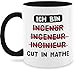Tasse Tassen 325ml - Job & Beruf - Ich bin gut in Mathe I Ingenieur Geschenk Mathematiker - 325 ml - Schwarz - geschenke f&uuml;r ingenieure spr&uuml;che arbeit lustig kaffeetasse mathetasse zum engineer