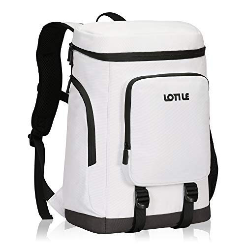 LOTILE Picnic Cooler Backpack Insulated Leakproof,Soft Cooler Bag,Recyclable for Lunch Camping Hiking 20L