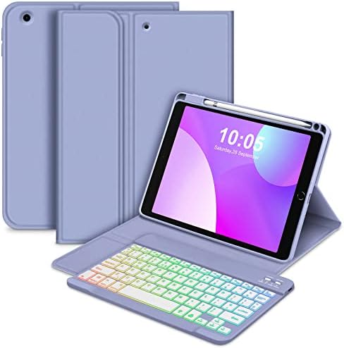 Bettdow voor iPad 9e Gen 2021 Toetsenbord Case, Afneembare Draadloze Bettdow voor iPad 9e Gen 2021 Toetsenbord Case, Afneembare Draadloze