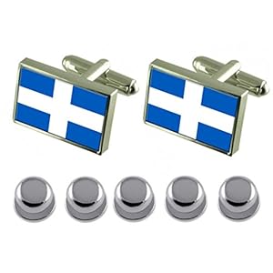 Select Gifts Hemdjurk Studs Zwolle Stad Nederland Vlag Manchetknopen