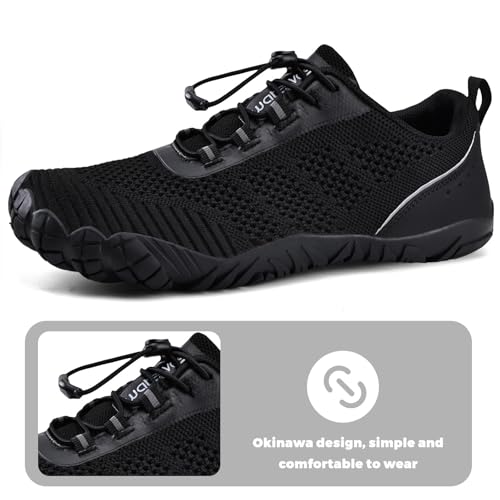 Image of WateLves Barefoot Water Shoes Men Women Wide Toe Box Minimalist Gym Sneakers Zero Drop Walking Shoes for Training Yoga Beach Hiking