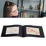 36 Pages Colour Vision Test Book, Colorblind Testing Chart Test Chart Books for Color Deficiency Color Blindness Color Weakness Test Book for Driving School Home Use and One Eye Occluder