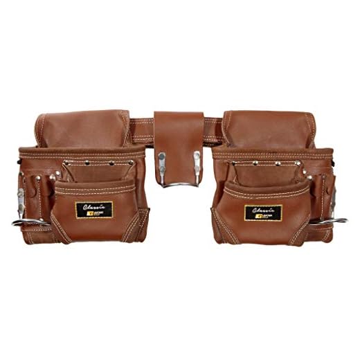 Genuine Leather Framer's Tool Belt