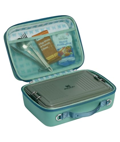 Image of STANLEY All Day Midi Lunch Box | 6.3-quart | EVA Insulated Lunch Bag | Crush Resistant | Adjustable Strap | BPA-Free | Spring Green