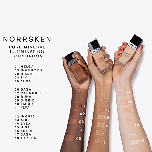 Idun Minerals Norrsken Foundation - 219 Sigrid For Women 1 oz Foundation, Olive Beige Warm, 29.57 ml (Pack of 1) - Image 2