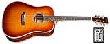 Zager Acoustic Electric Guitar - ZAD900E 50th Anniversary AURA Pro Series - Solid Spruce/Rosewood -