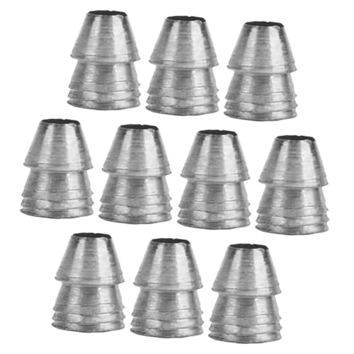NULYLU 10pcs Iron Wedge Set Hammer Handle Wedges Reinforcement for Reinforced Construction Work