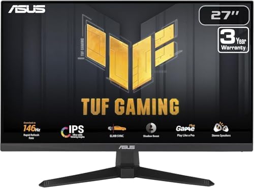 ASUS TUF GAMING VG279QE5A 27 IPS 1920x1080 1ms 146Hz 300cd DP HDMI Hoparlör VESA 3YIL EYECARE PLUS,ELMB Monitör - Görsel 7