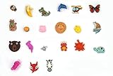 Multilingual ABC trinkets: Italian Language,1.5-3cm, 1 Object per Letter