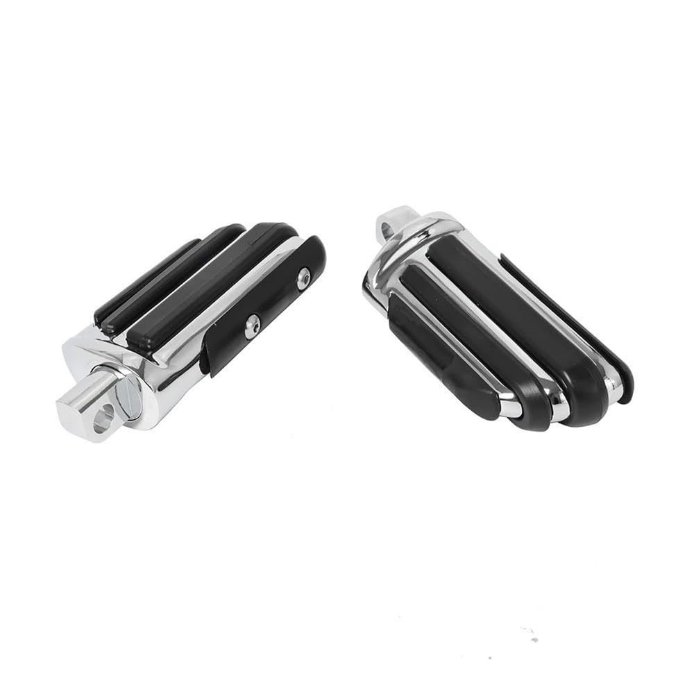 Estriberas Delanteras para Conductor De Motocicleta Estriberas para Harle&y Iron XL 883 1200 Touring Custom Dyna Softail 10mm Reposapiés Moto
